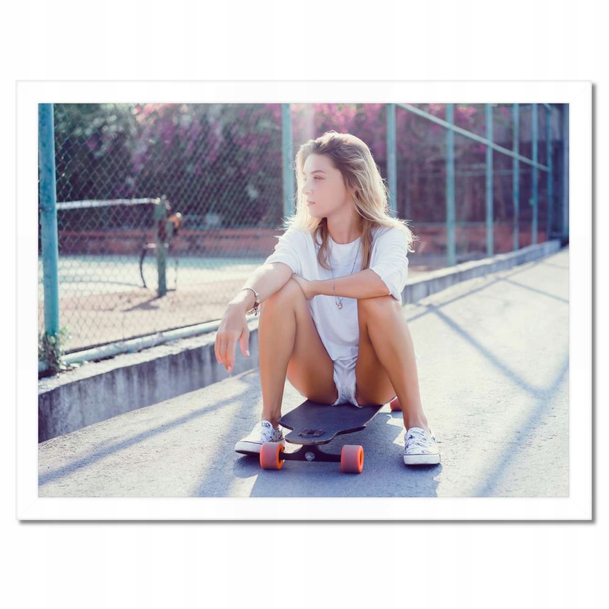 Plakáty v rámu 40x30 Holka ze skateparku Skate