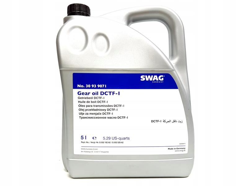 30 93 - SWAG ТРАНСМІСІЙНЕ МАСЛО ATF DSG VW AUDI DCS 5L