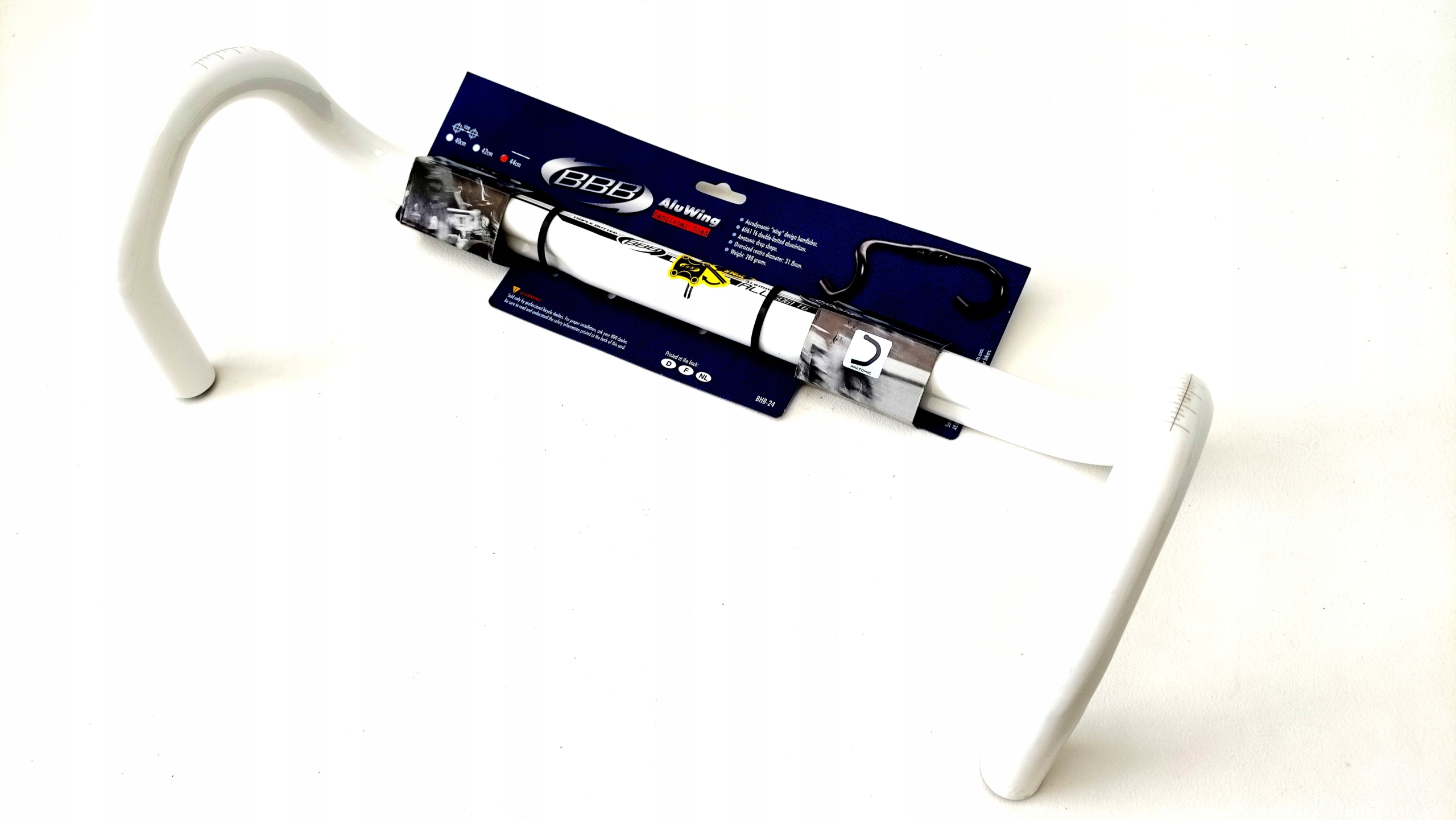 Nowa Kierownica Bbb BHB-24 AluWing Szosowa Biała