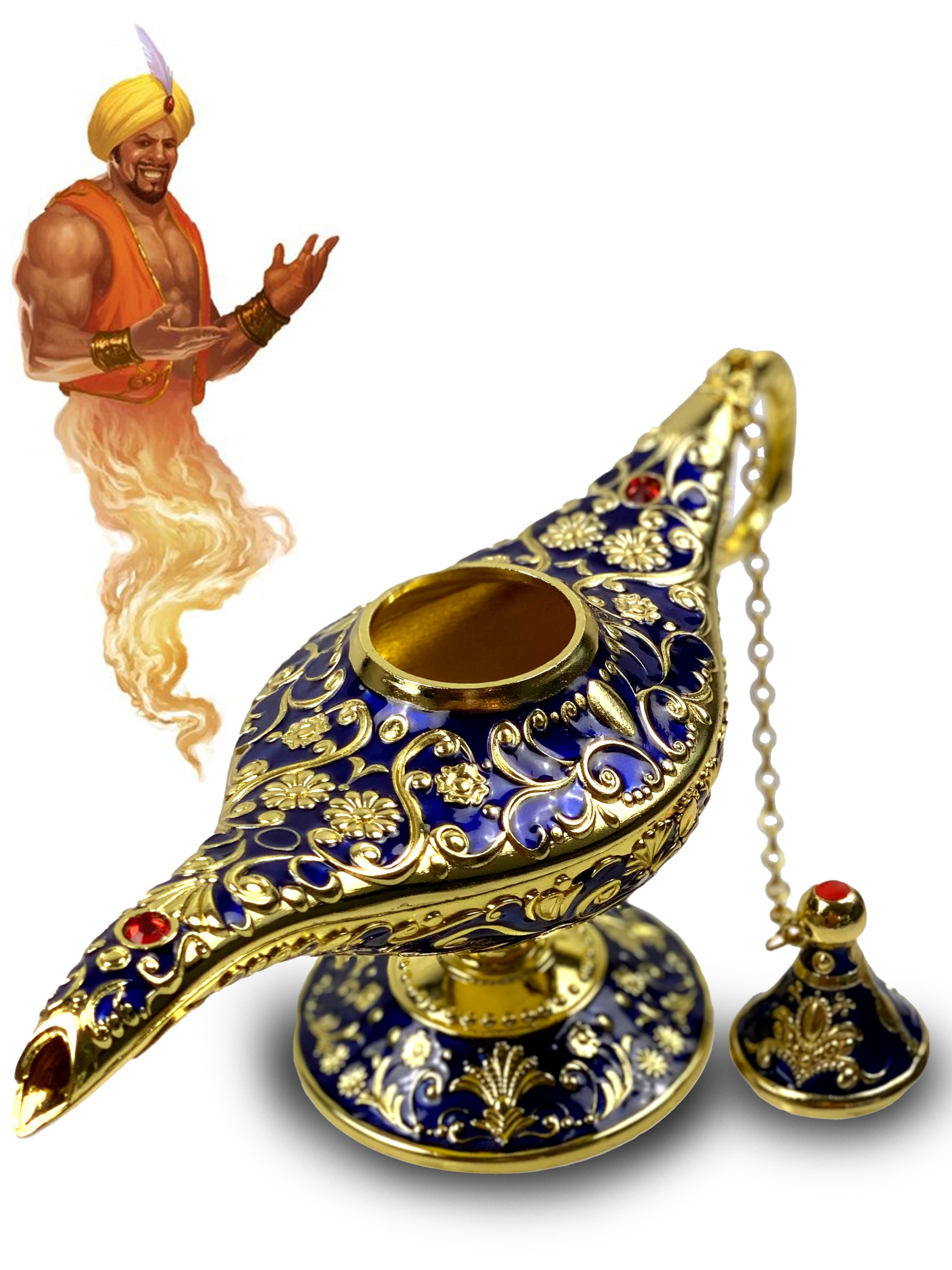 Kreativní Neobvyklý Úložný prostor na šperky Orientální styl Modrý