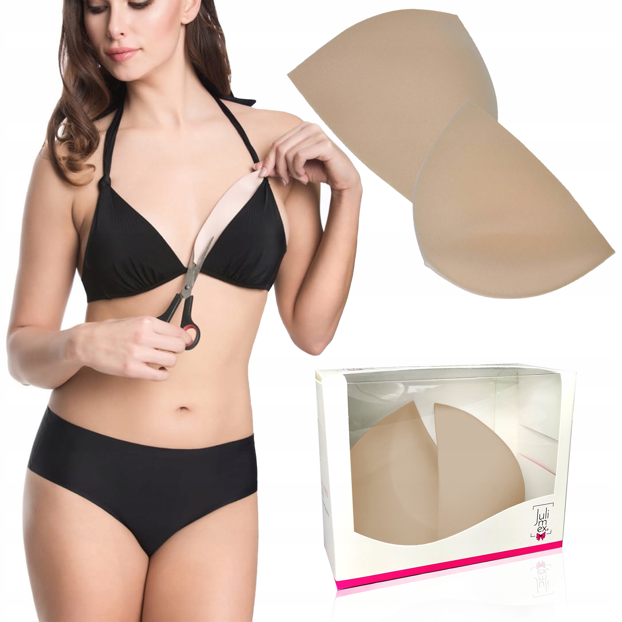 

Julimex Wkładki Z Pianki Push-up WS-18 Beżowe A/b