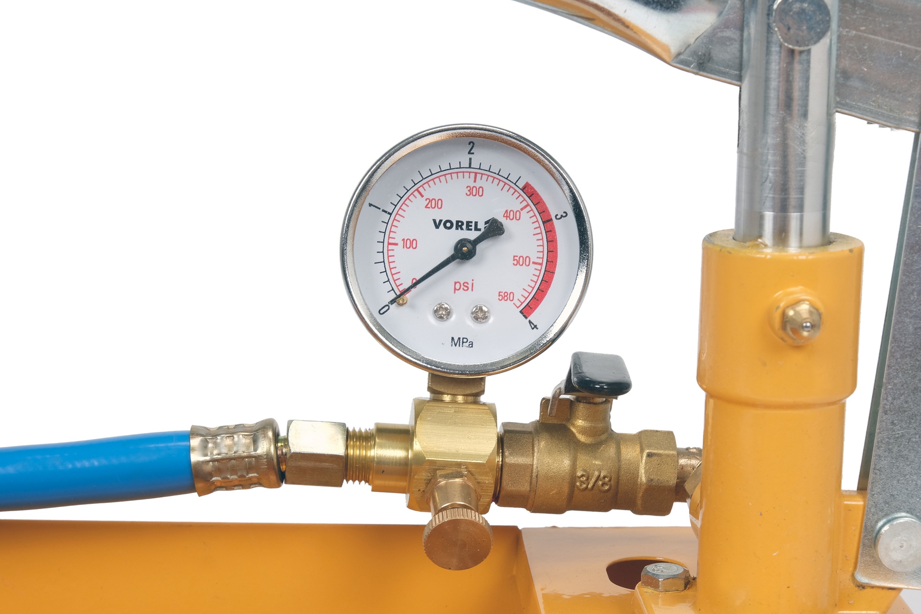 НАСОС ДЛЯ ВИПРОБУВАННЯ ТИСКУ 5 Л 40 БАР РУЧНИЙ, марка Vorel