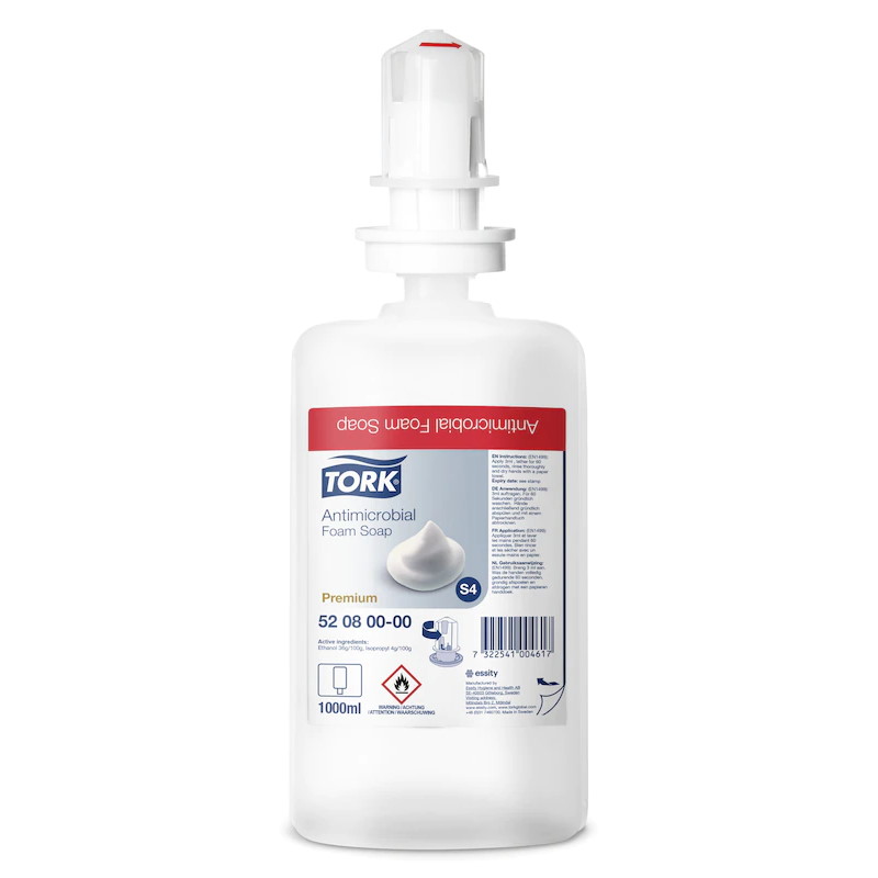 Tork 520800 Antybakteryjne mydło w pianie, system S4 1 l