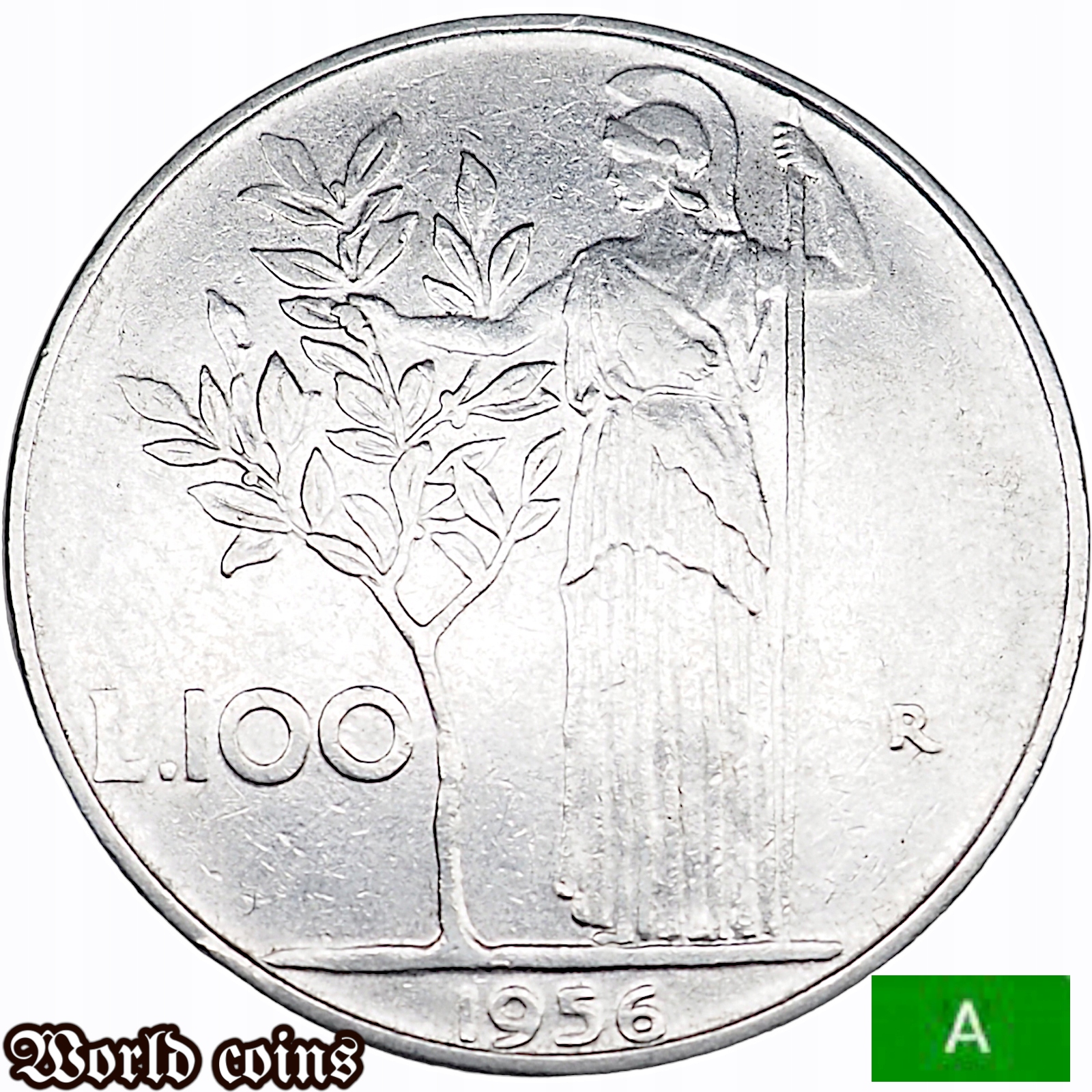 100 LIR 1956 WŁOCHY