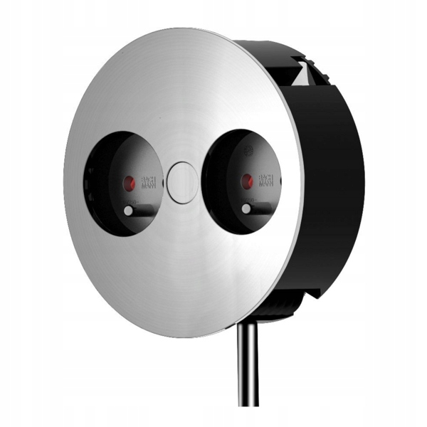 Bachmann Twist 931.002 2 zásuvky Ute inox