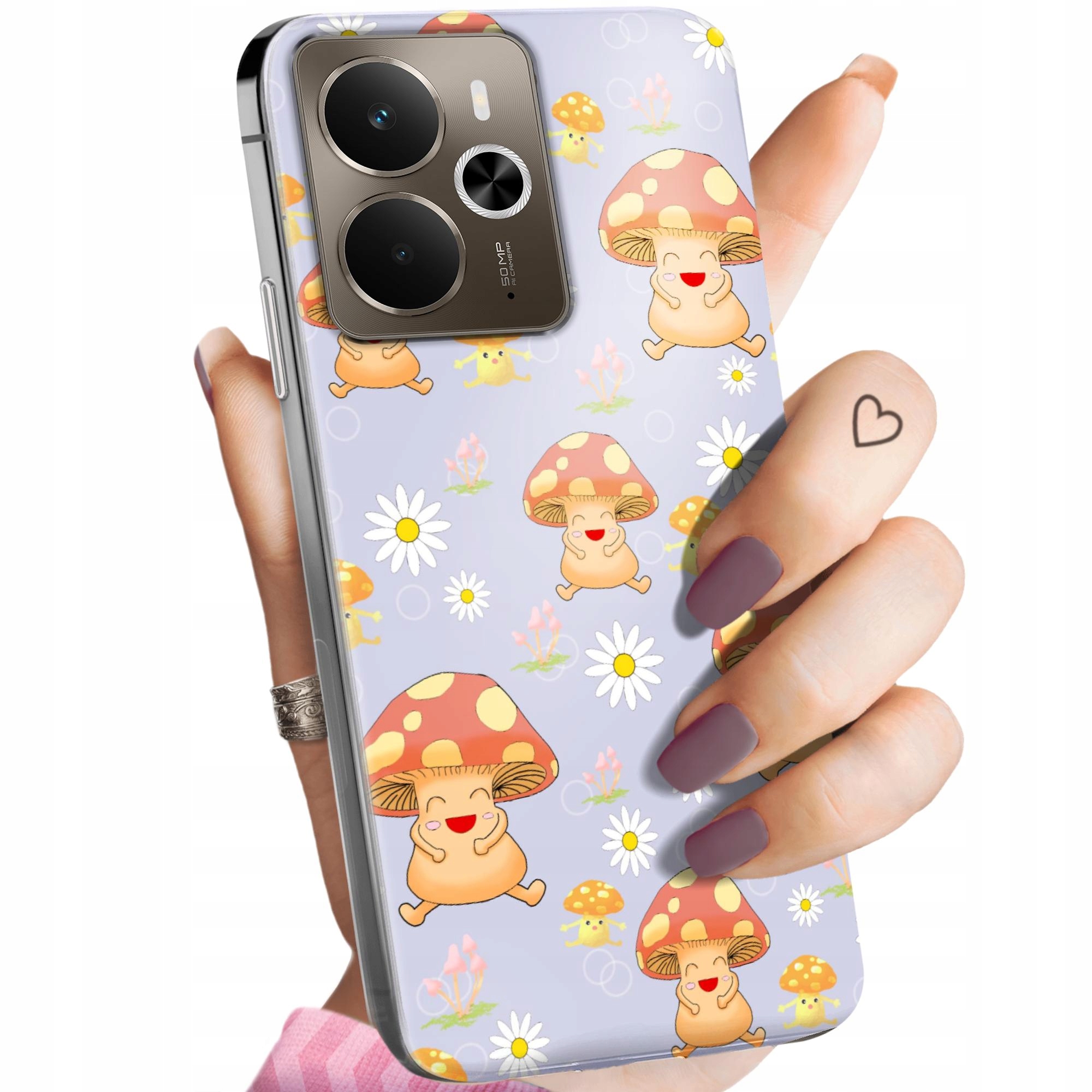 Etui Do Realme 14 5G 14T 5G Grzyby Grzybki Obudowa Pokrowiec Case