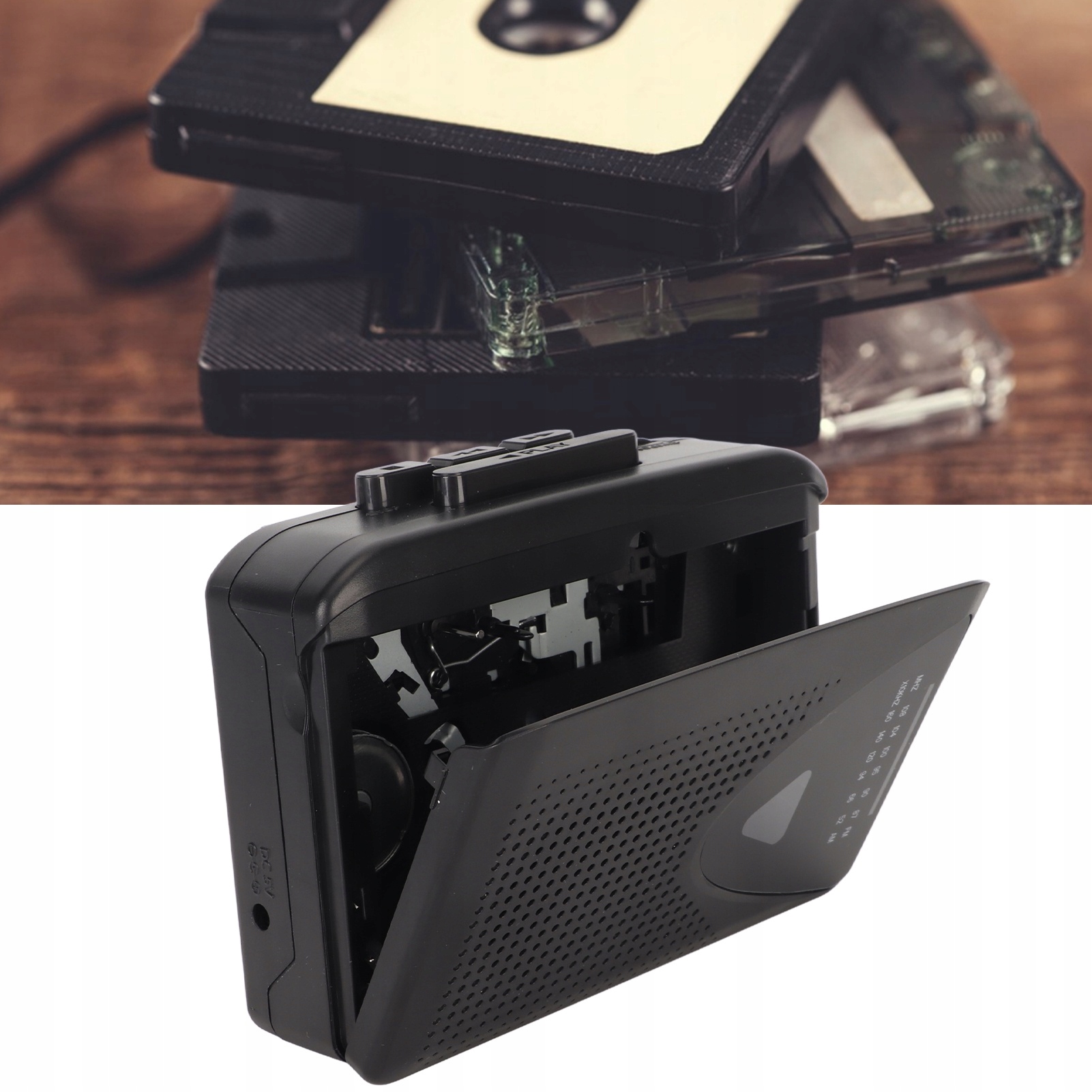 RADIO Z ODTWARZACZEM FM/AM KARTA DŹWIĘKOWA STEREO KASETA DO MP3 Kod producenta XHJKA1678