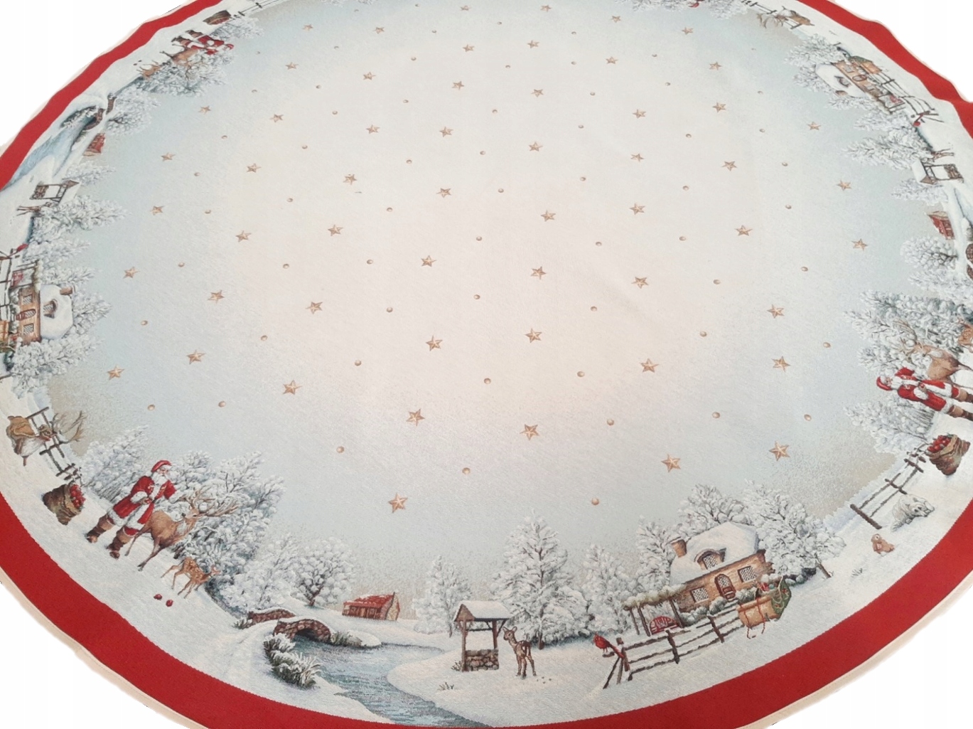 

Obrus Okrągły Boże Narodzenie Średnica 165 CM 1151