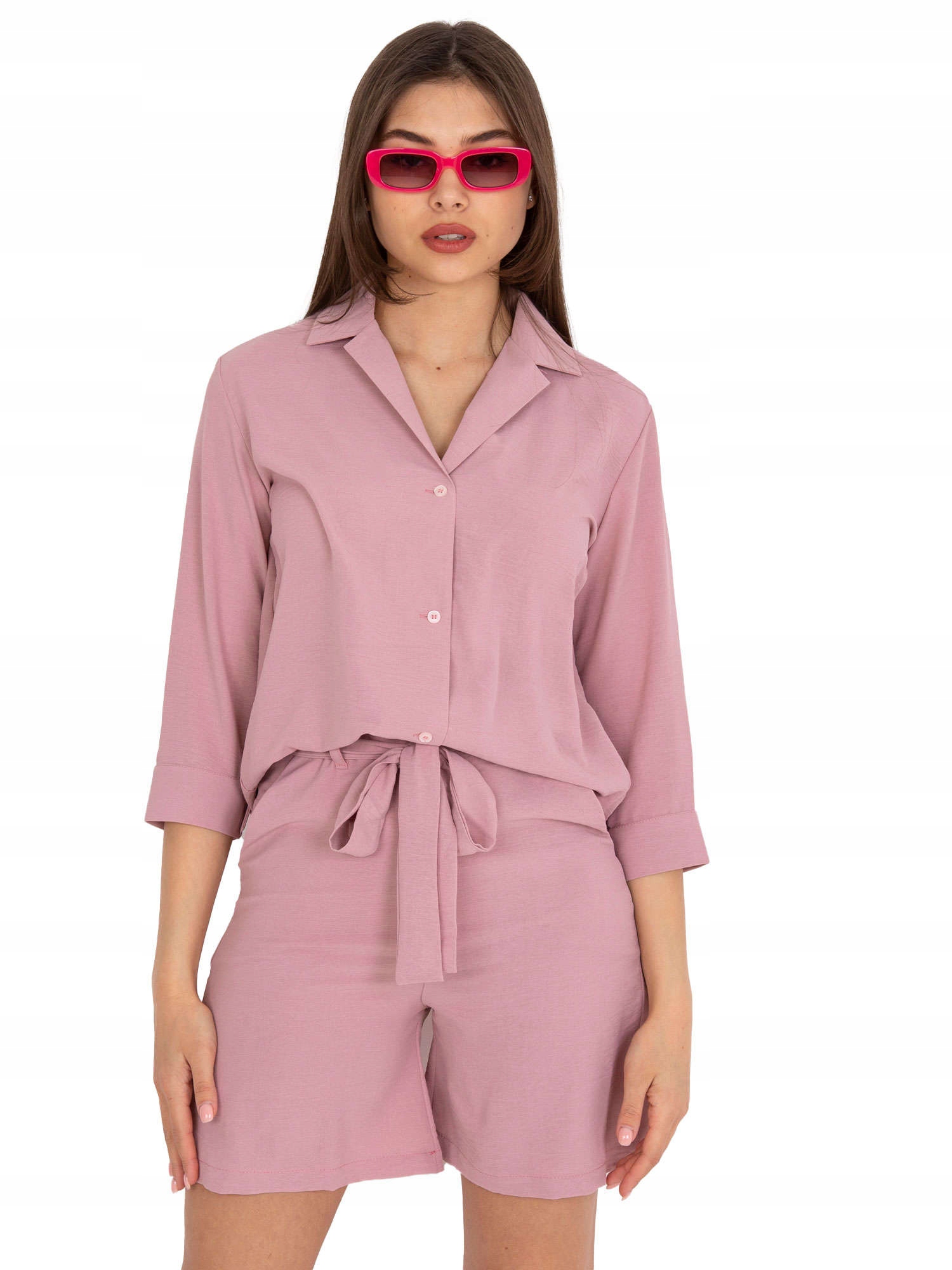 

Komplet Damski szorty koszula na lato 36