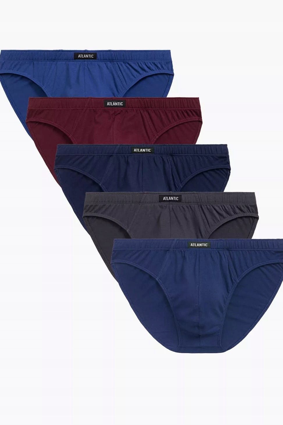 Pánské slipy Atlantic 5SMP-002 Sport 5-balení Ne/cab/stac/gra/niec [L]