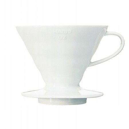 Levně Hario dripper V60-02 keramický bílý (VDCR-02-W)