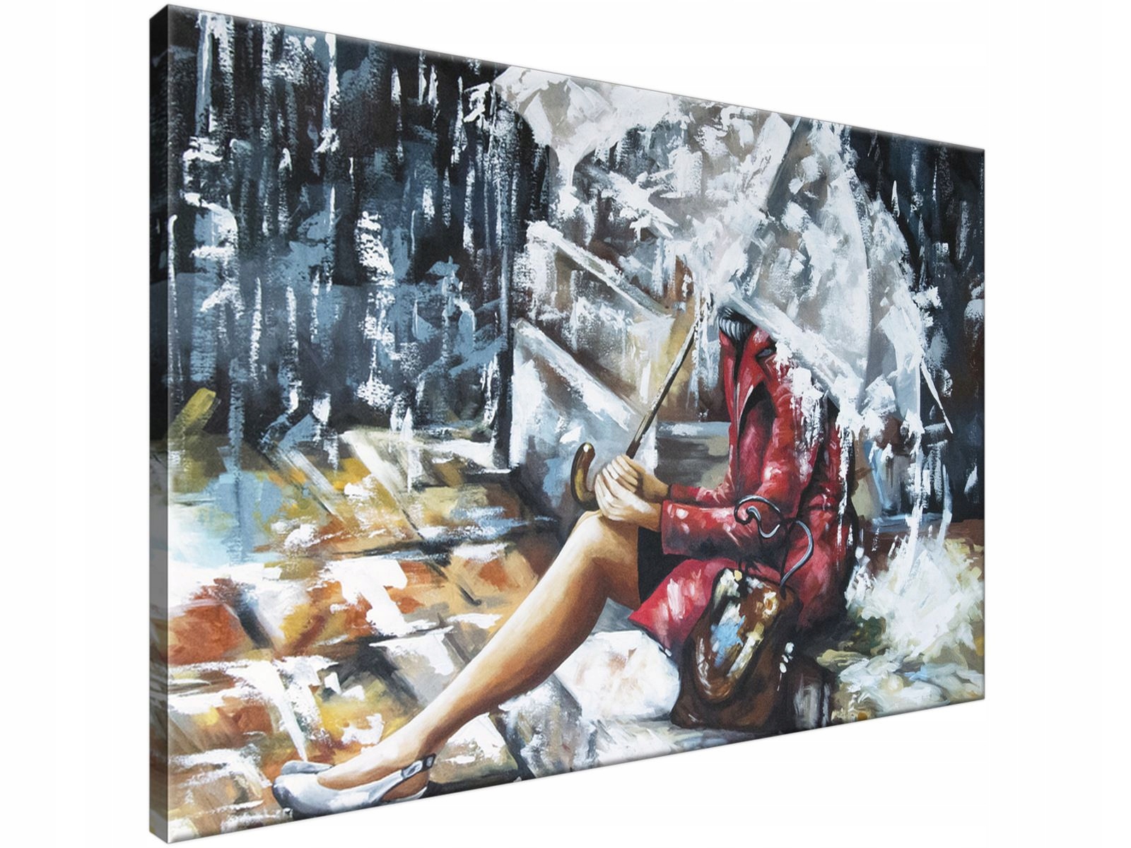 

Obraz drukowany Deszczowa dziewczyna 90x60 produce