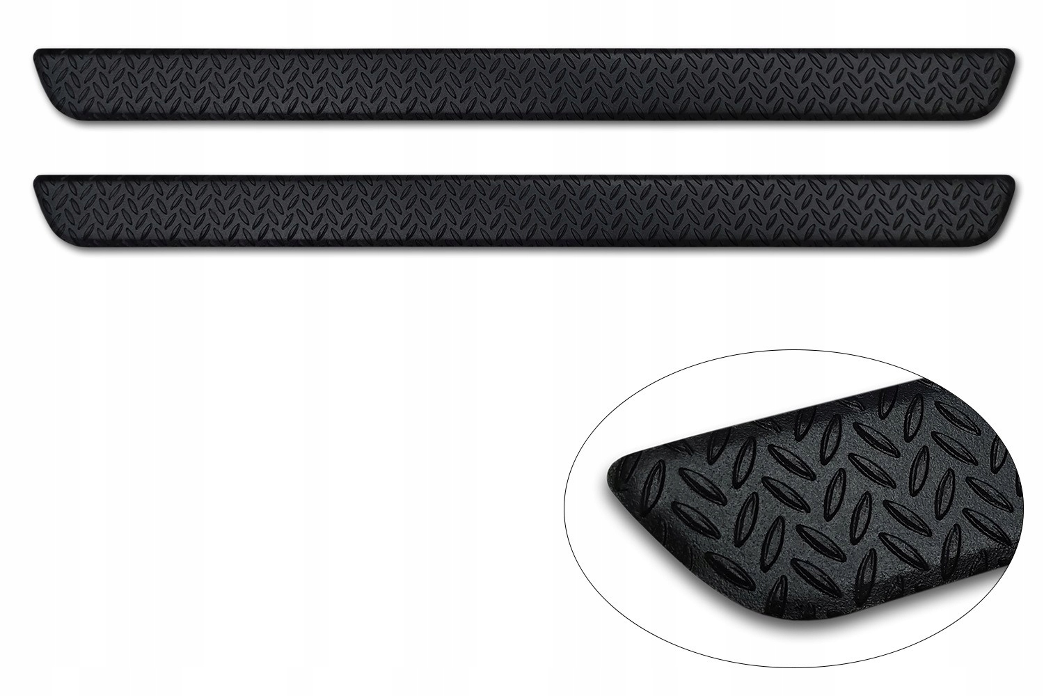 KIA SPORTAGE V NAKŁADKI PROGOWE LISTWY NA PROGI ALUMINIUM RYFLOWANE