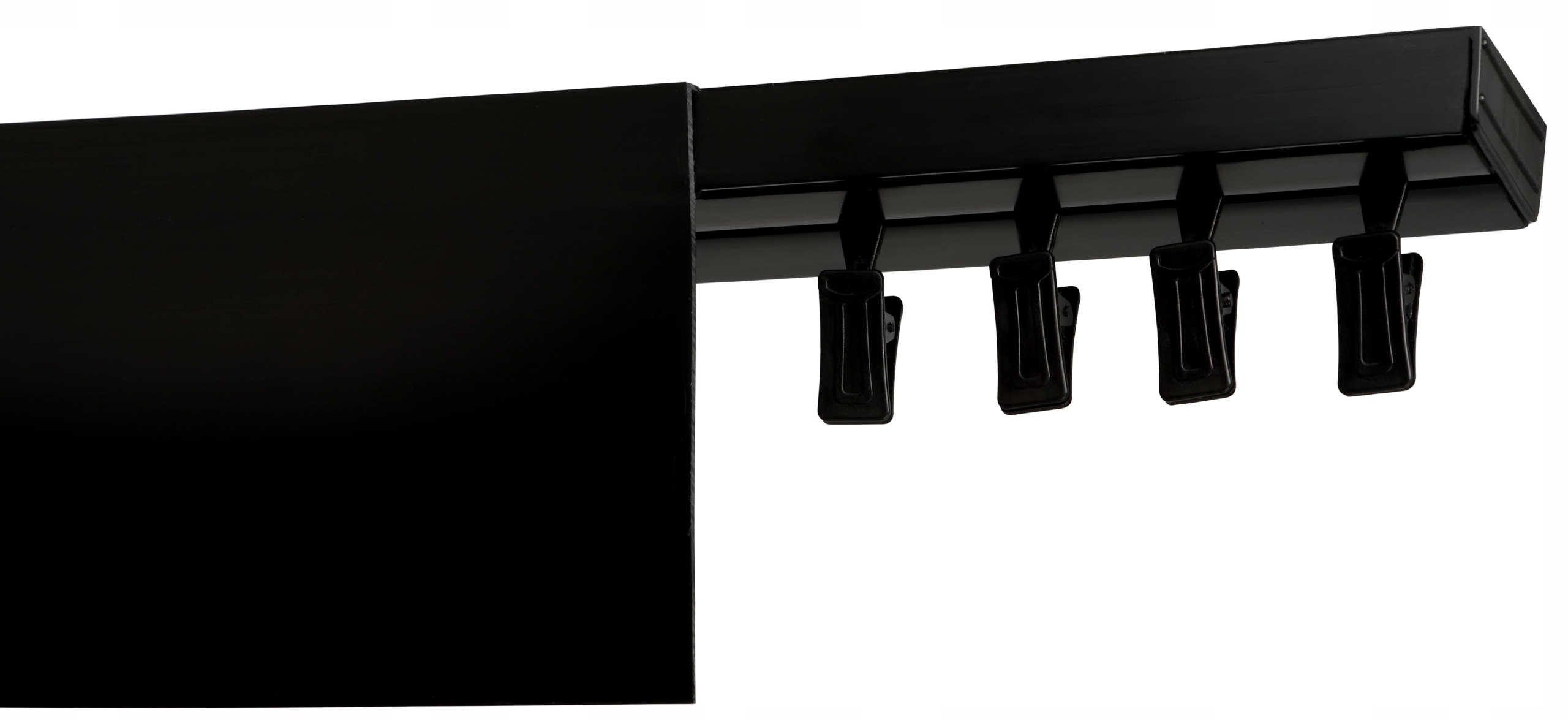 

Karnisz sufitowy z maskownicą 9cm I tor 410cm
