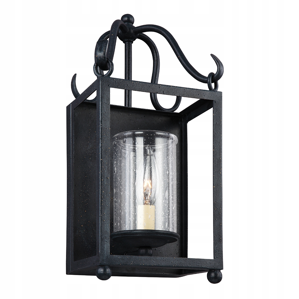 Nástěnná lampa lucerna černá antická klasická vintage Feiss