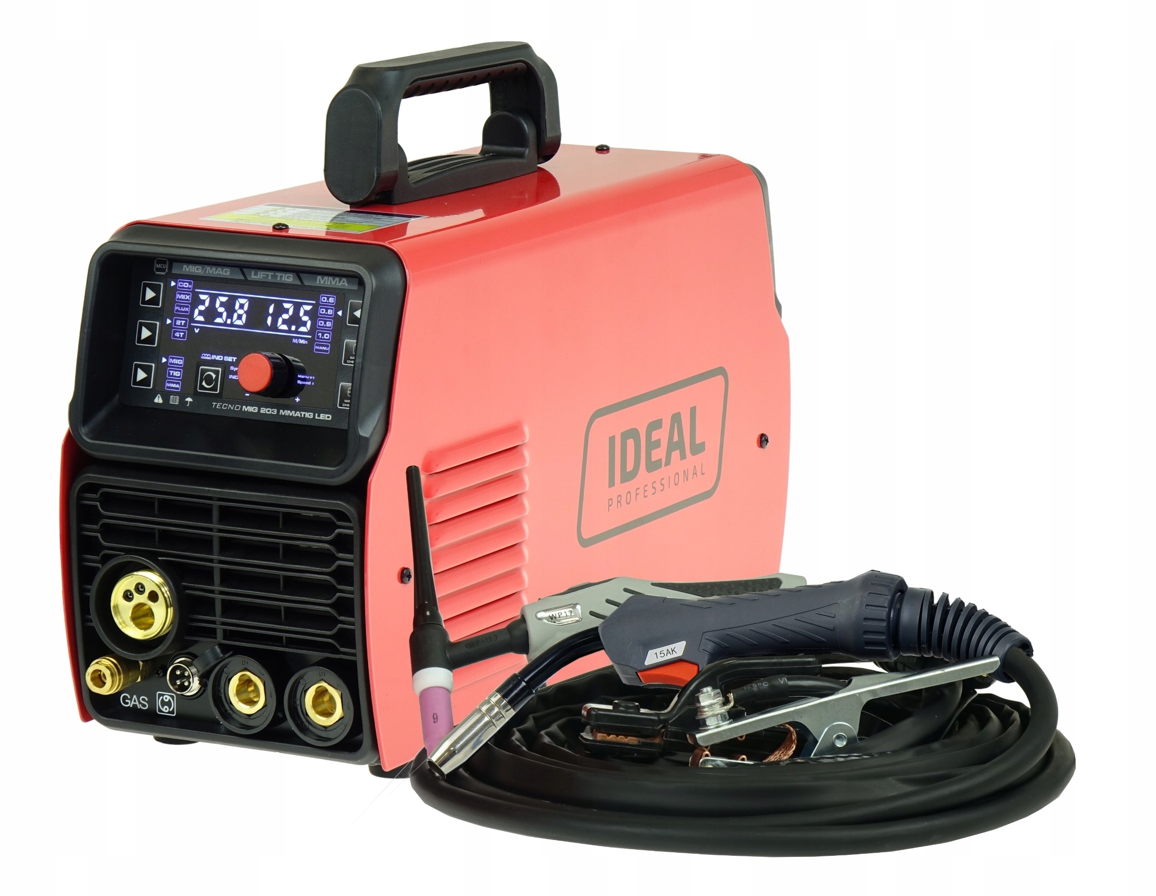 Spawarka Mig/mma/tig 203A Led Synergic Tig Acx TMIG203LED Ideal