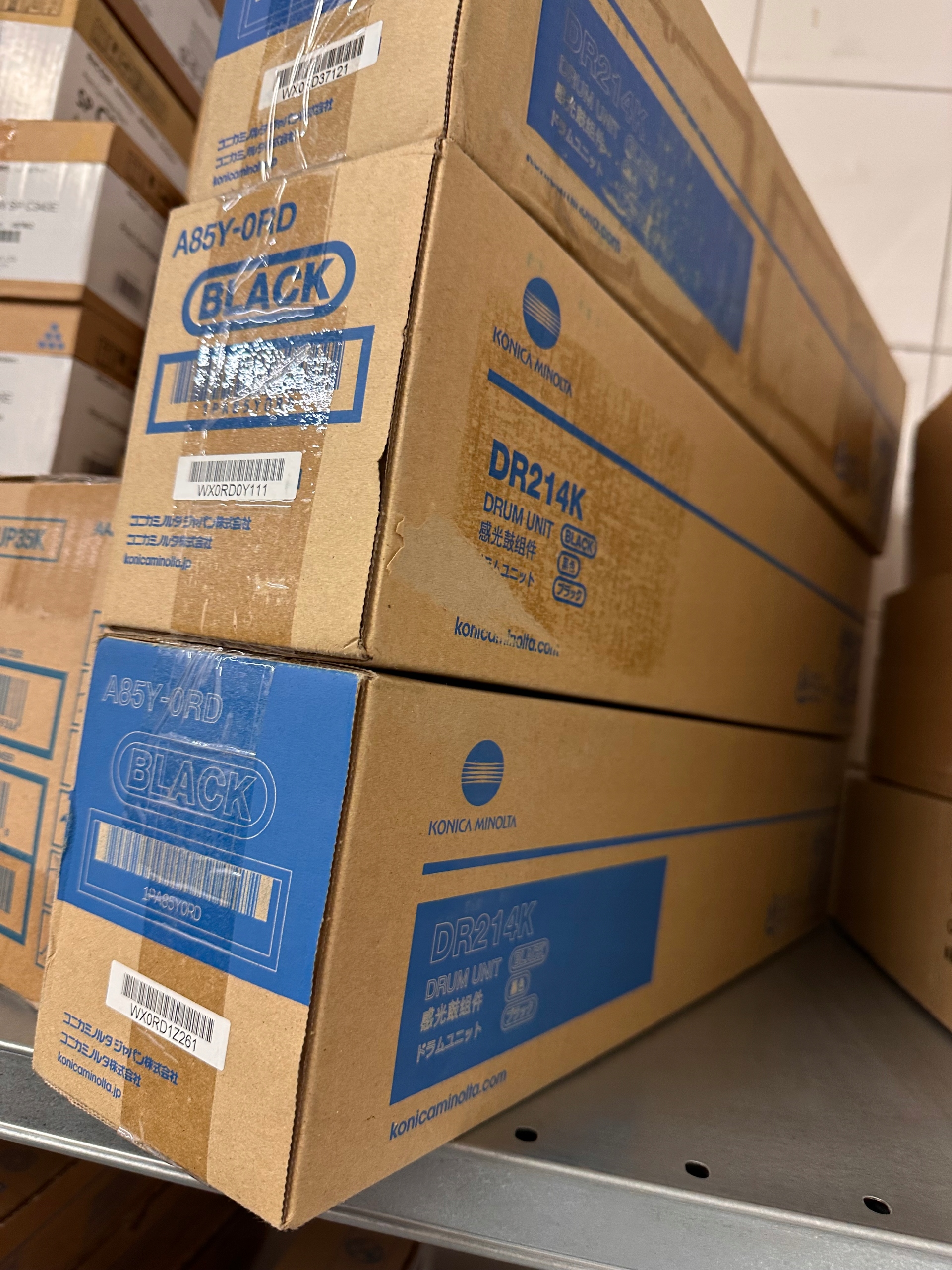 Buben Konica Minolta DR-214 Black A85Y0RD Originál pro Bh C227