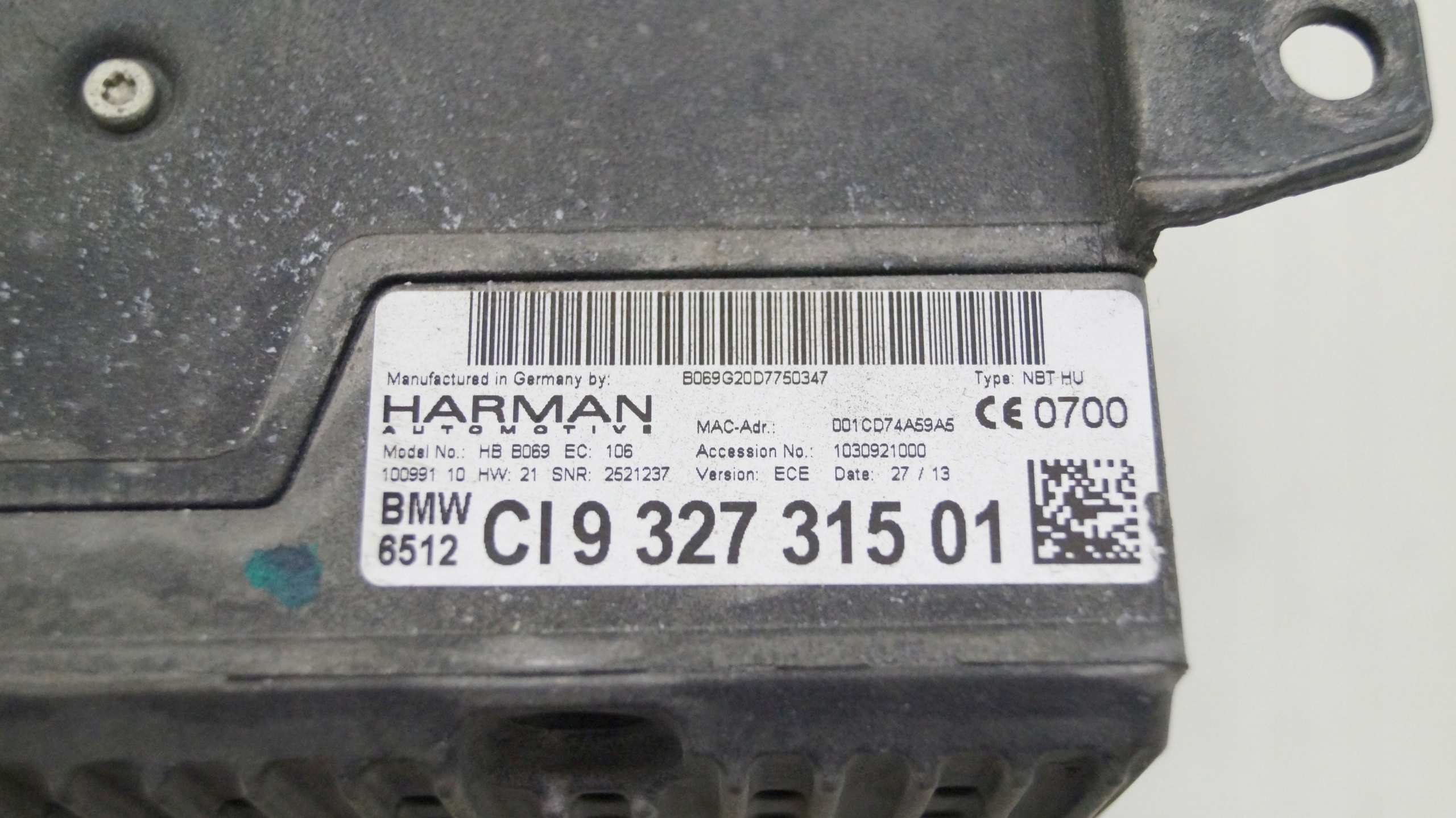 BMW 3 F31 Navigation GPS Navi Radio 9327315 - Thumbnail 14