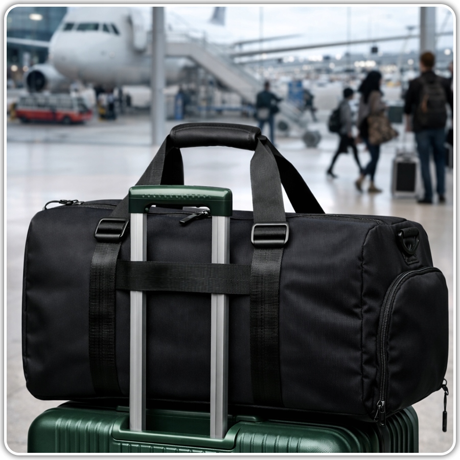 TORBA PODRÓŻNA SPORTOWA TRENINGOWA 30L + KIESZEŃ NA BUTY Wysokość 26 cm