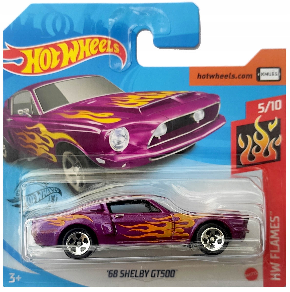 

Hot Wheels 68 Shelby GT500 Hw Flames 5/10 1:64 Now