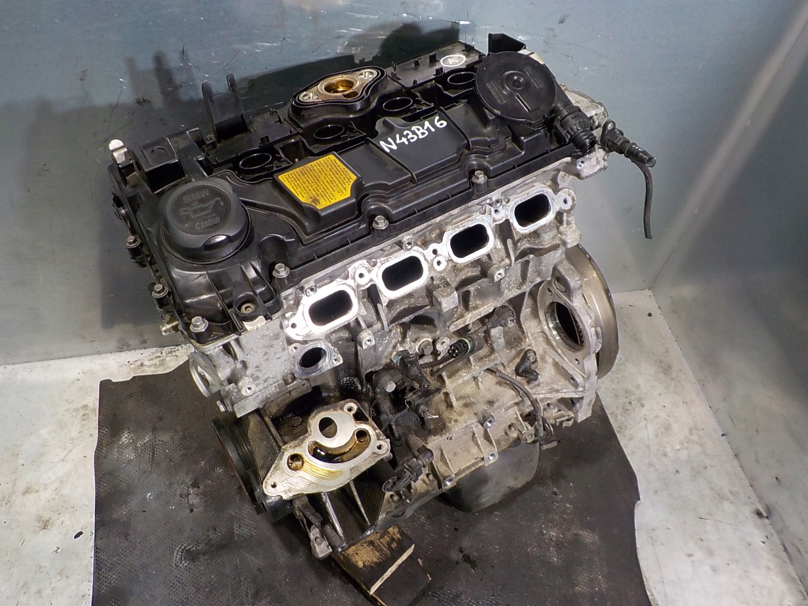 BMW E87 E90 E91 E92 1.6 16V 122KM engine N43B16 PRZEBIEG 127 TYS