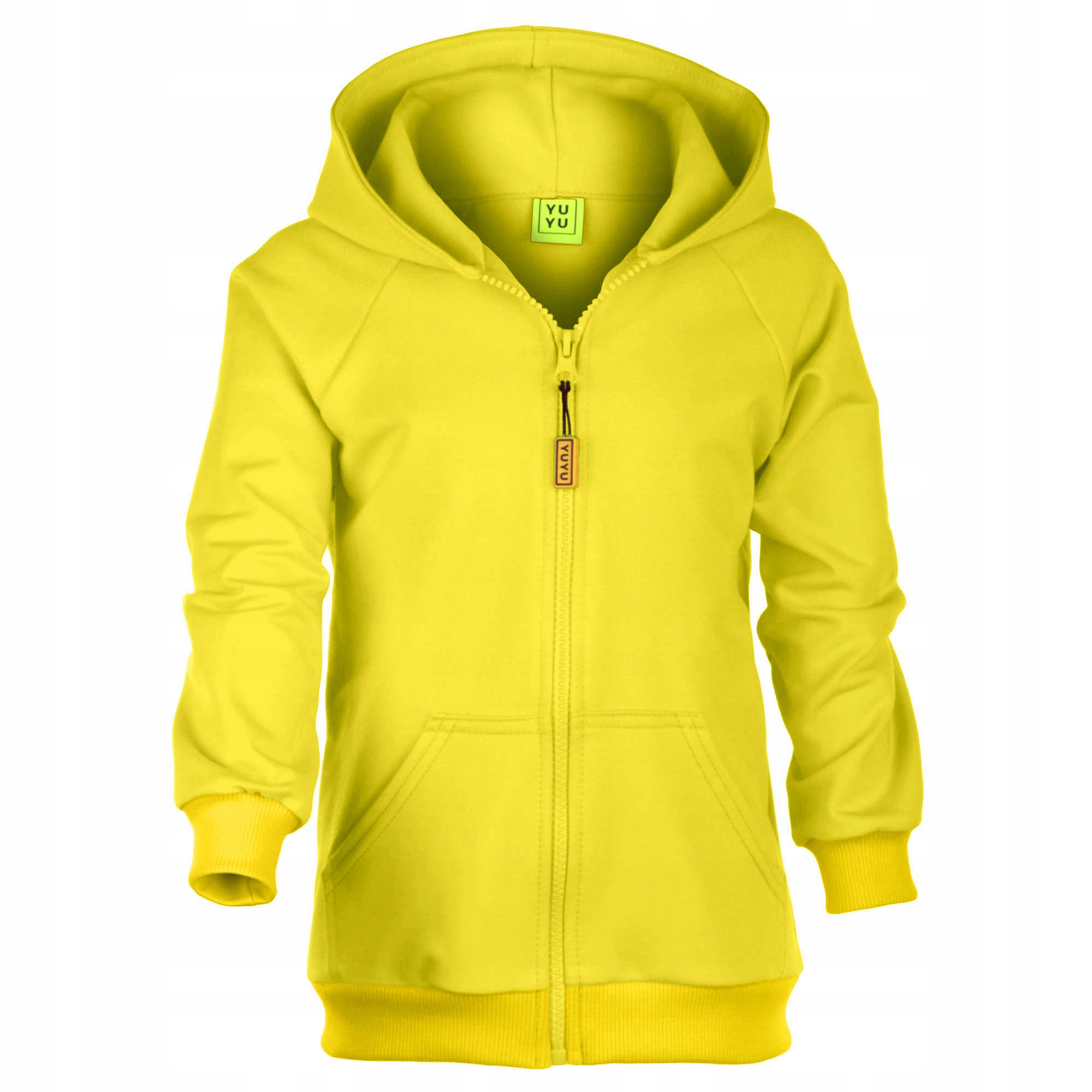 

Bobas Bluza Kaptur Żółta + Zamek 128/134