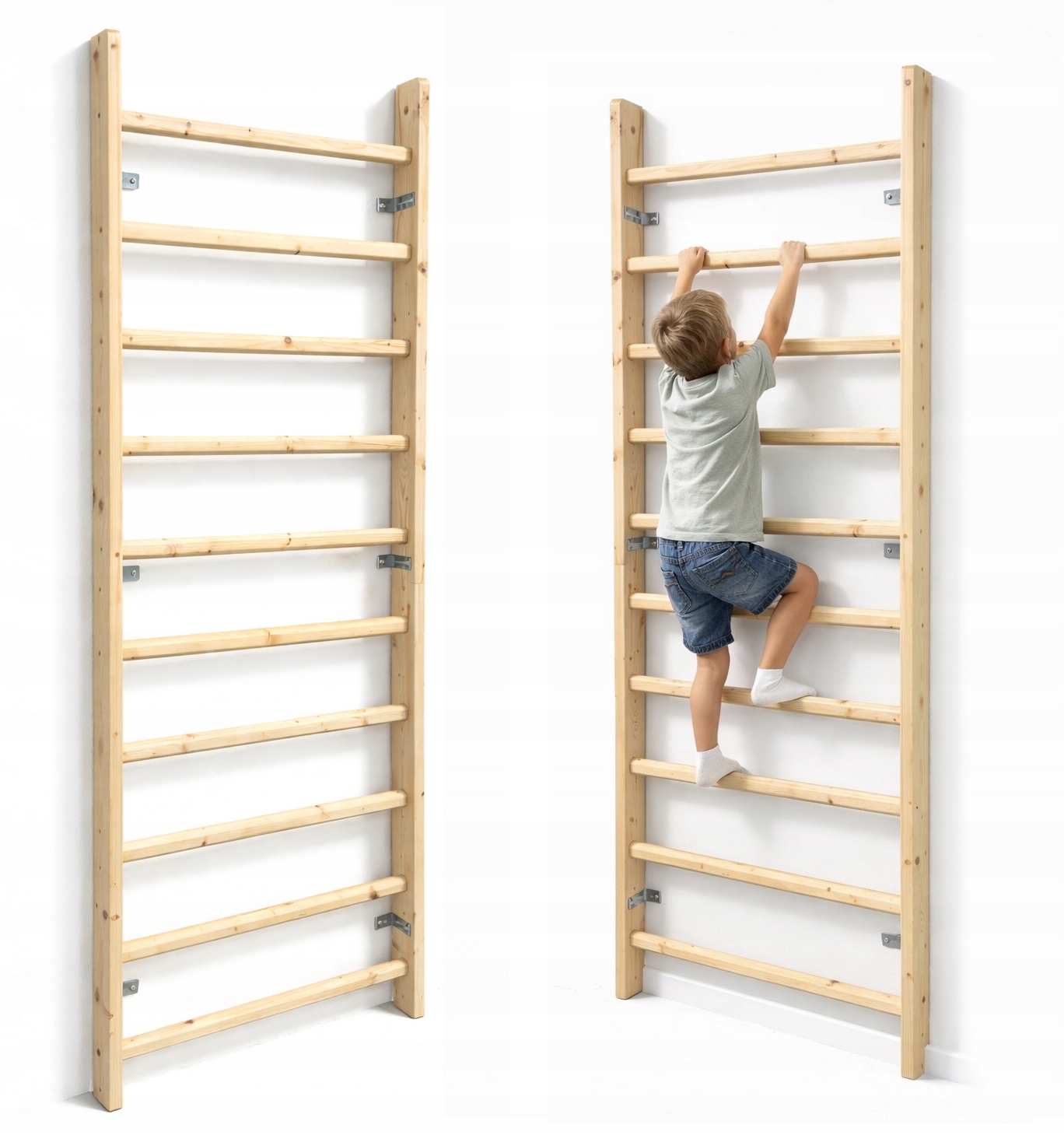 Ptcsport Dřevěný gymnastický žebřík 220x80 Ekoline Polský Výrobce