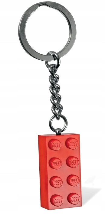 Lego 850154 Breloczek 2x4 ze czerwonym klockiem 1 szt Nowe