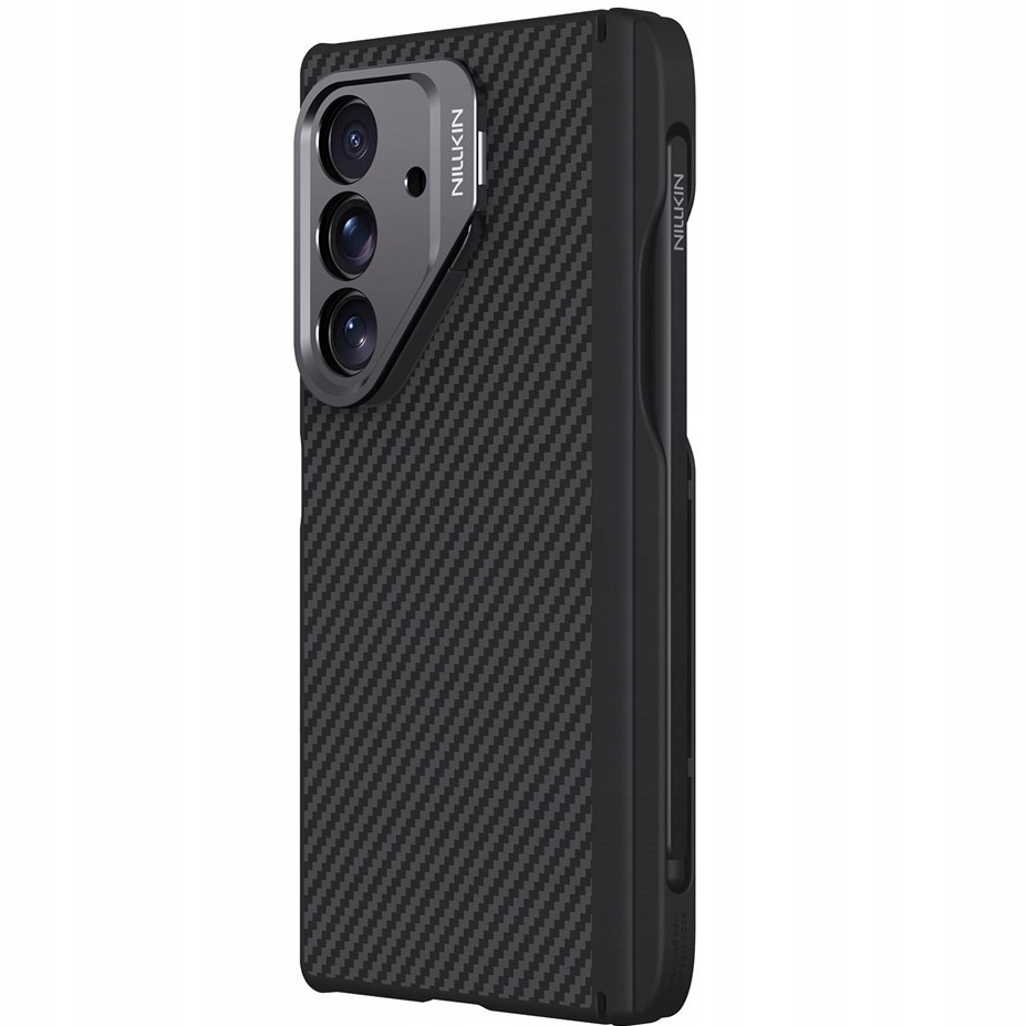 Pouzdro s perem pro Galaxy Z Fold7 5G, pancéřové Nillkin, pro Magsafe Aramid