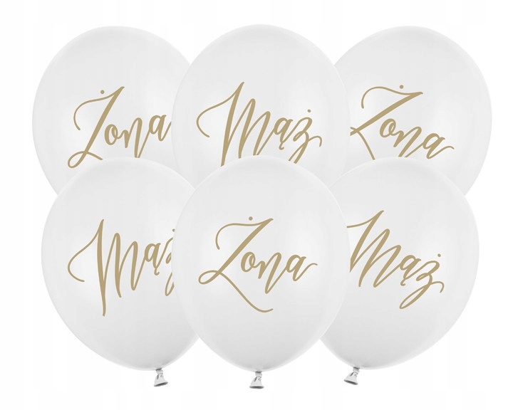 Balony wesele zestaw z imionami balony ślubne Marka inna