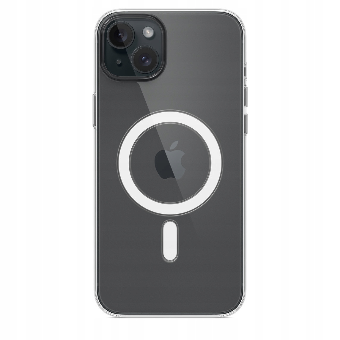 Průhledný magnetické kryt na iPhone 15 Plus