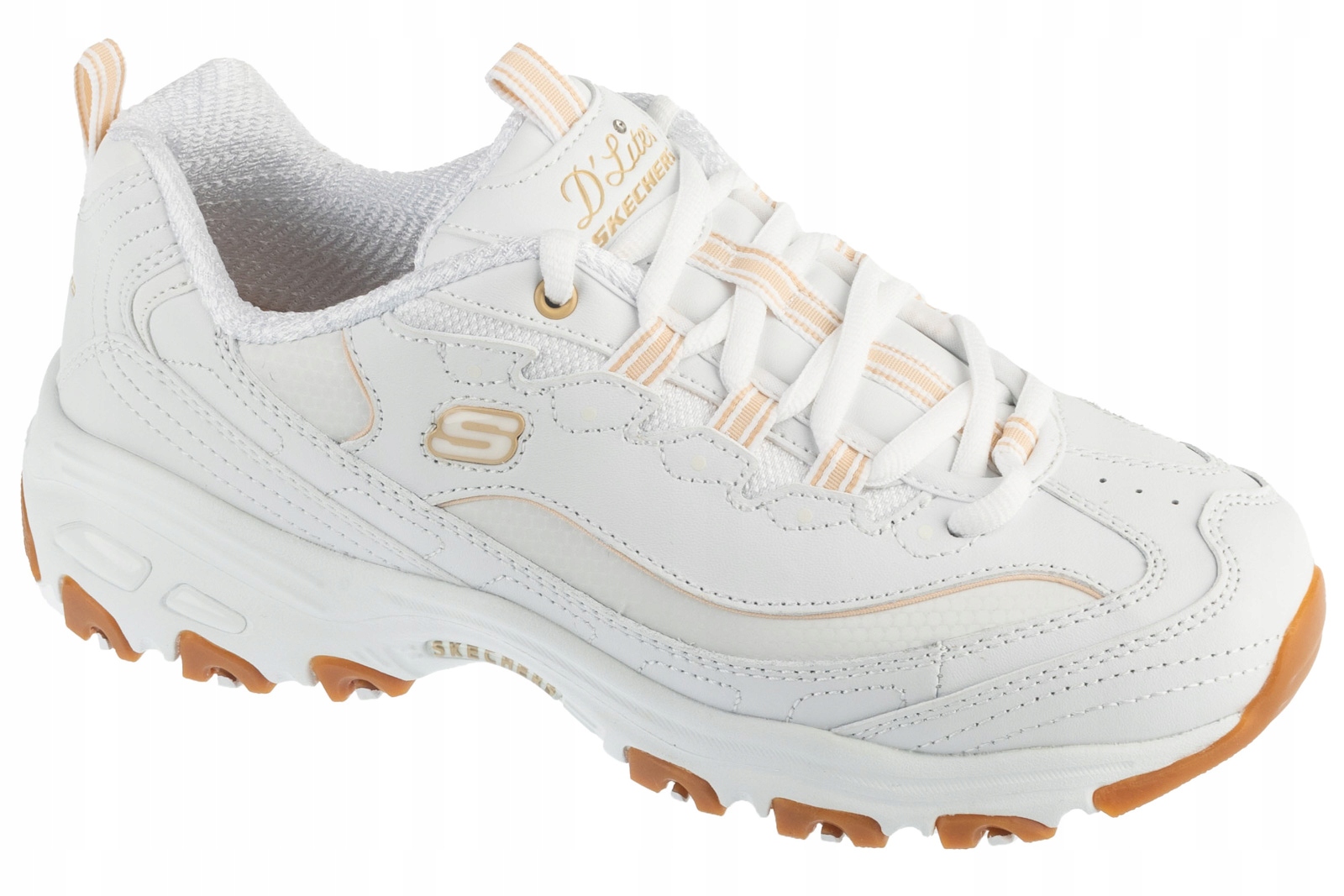 Skechers D'lites Good Neutral [40] Dámské tenisky Nubuk Bílá