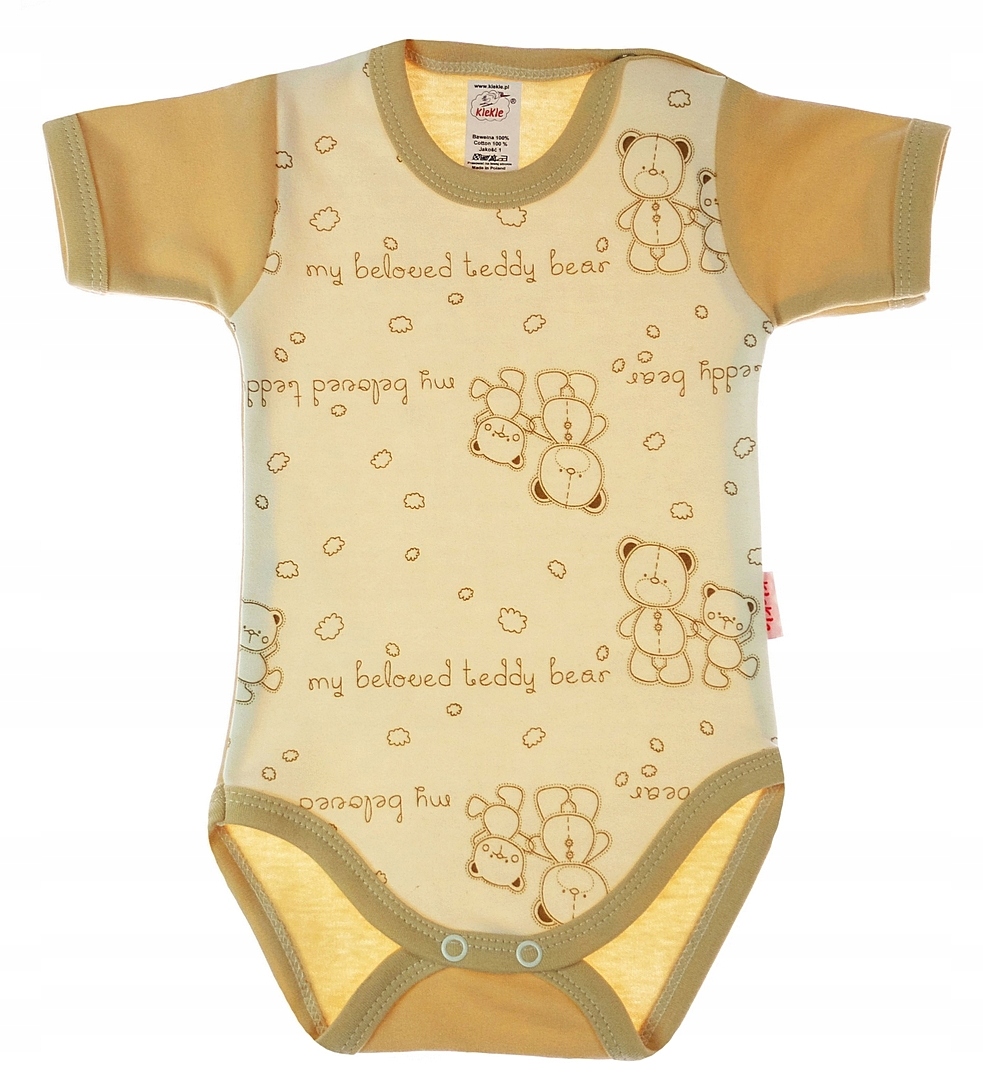 

Body Krótki rękaw 100% Bawełna r 80 Klekle