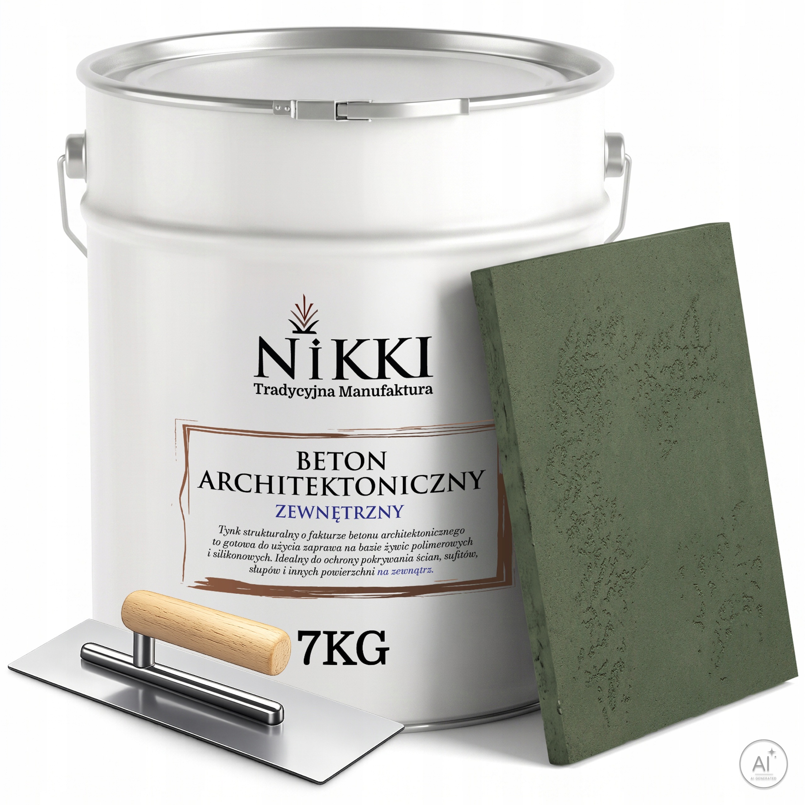Architektonický fasádní beton 5 m2 7 kg Zelený Tmavý Paca