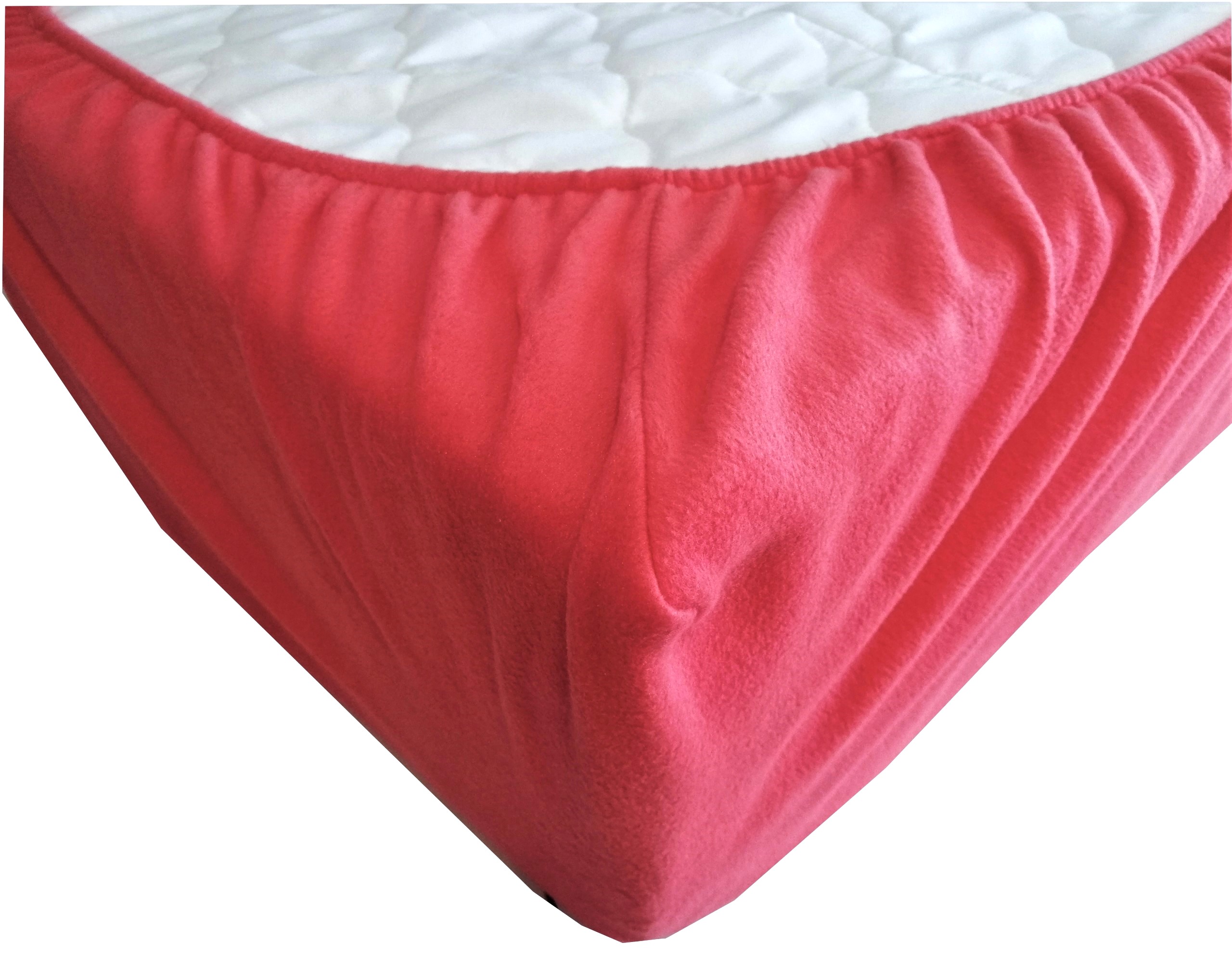 Prostěradlo 80x200 Polarové S Gumičkou Polaru Fleece korálové