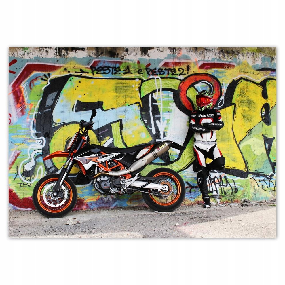 

Naklejki 70x50 Motocykl Grafiti