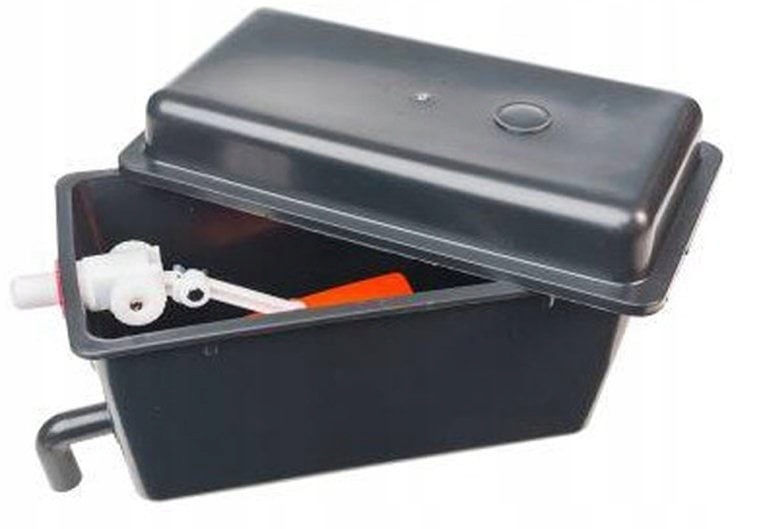 Nádrž Na Vodu Pro Králíky S Víkem A Úhlovým Ventilem 2 x 22 mm 8L Novital