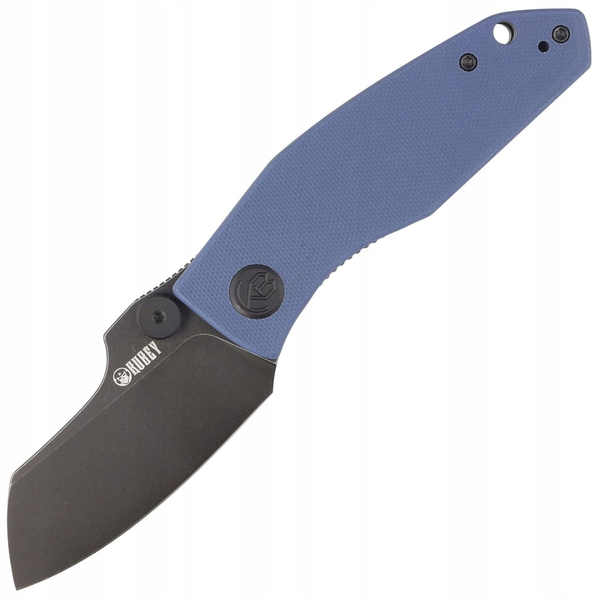 Nóż składany Kubey Monsterdog Denim Blue G10, Darkwashed 14C28N (KU337B)