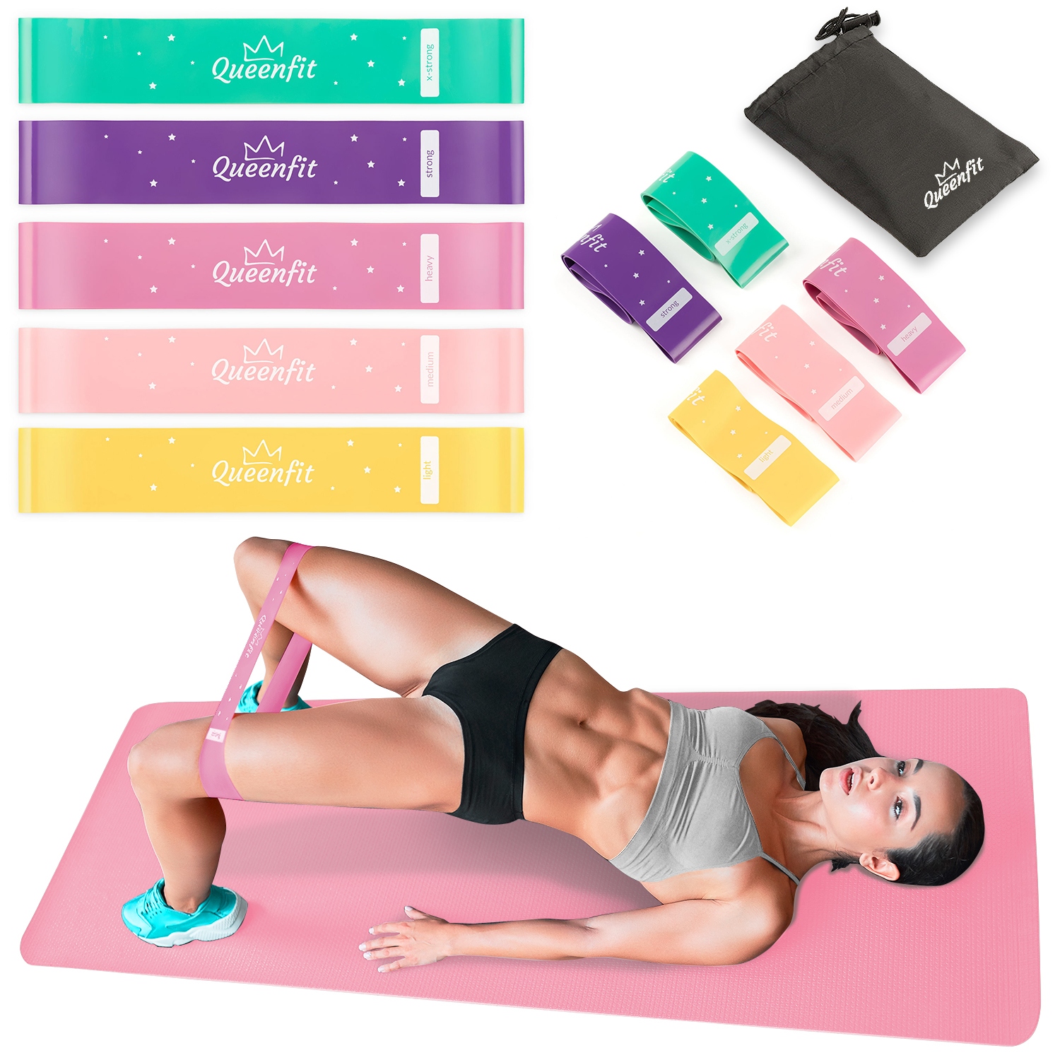 

Zestaw 5 Gum Taśm Oporowych Do Ćwiczeń Power Band