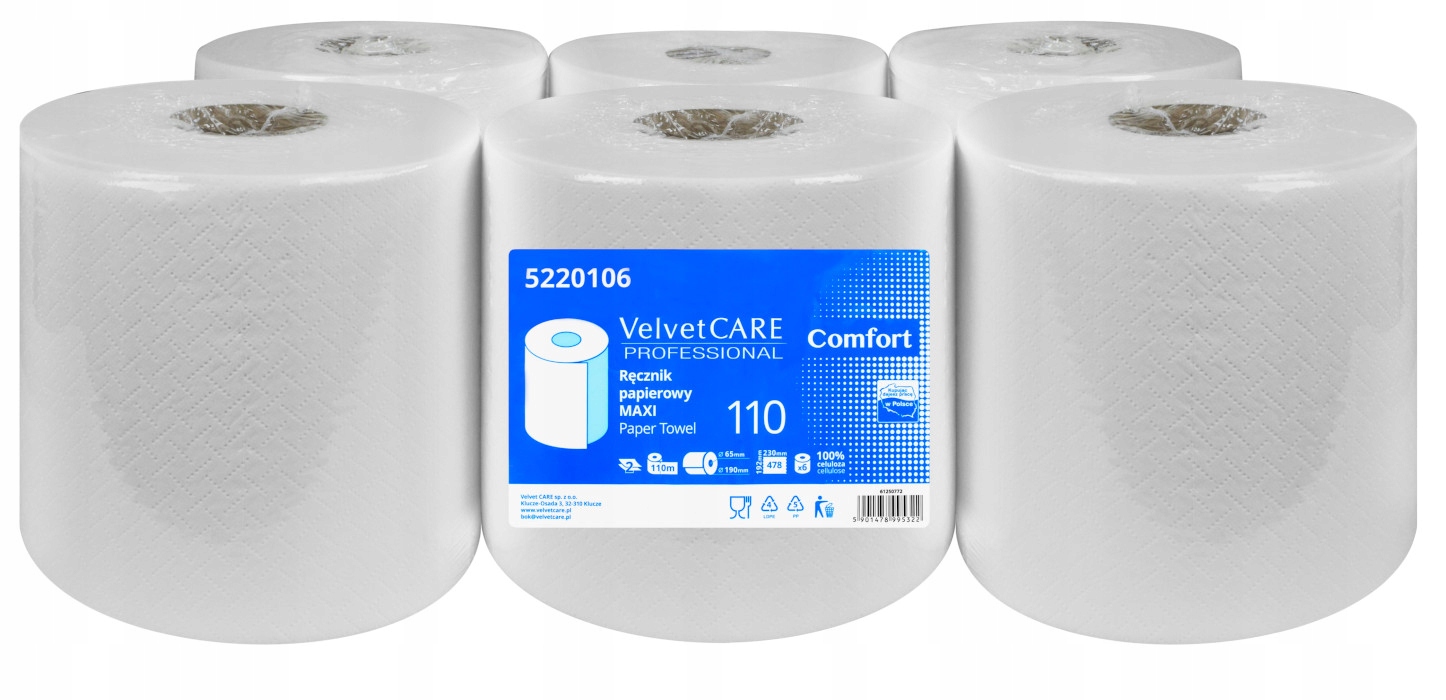 

Velvet Care Maxi Ręcznik Papierowy 6szt 110mb 2war