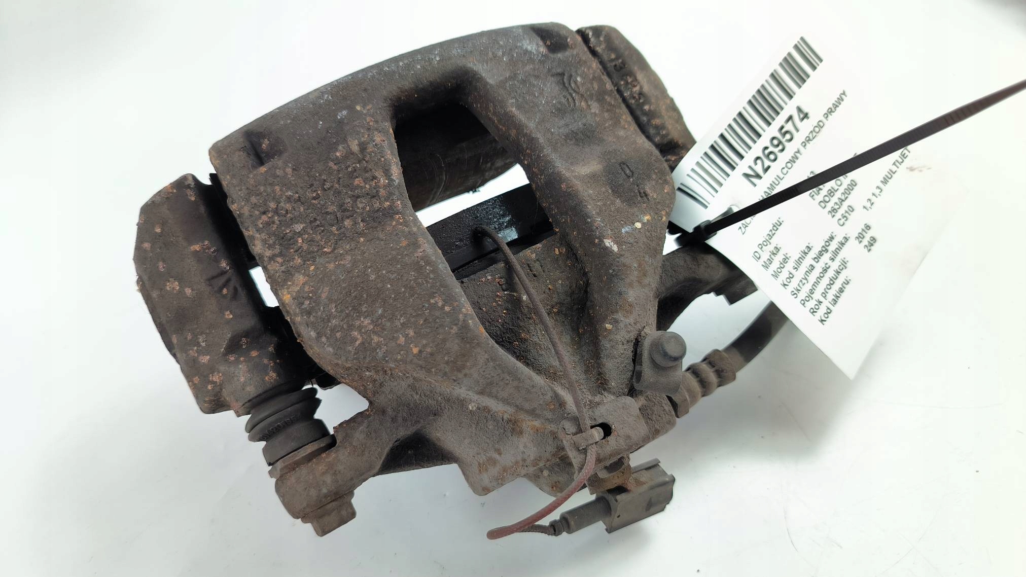 caliper brake front right FIAT DOBLO II LIFT