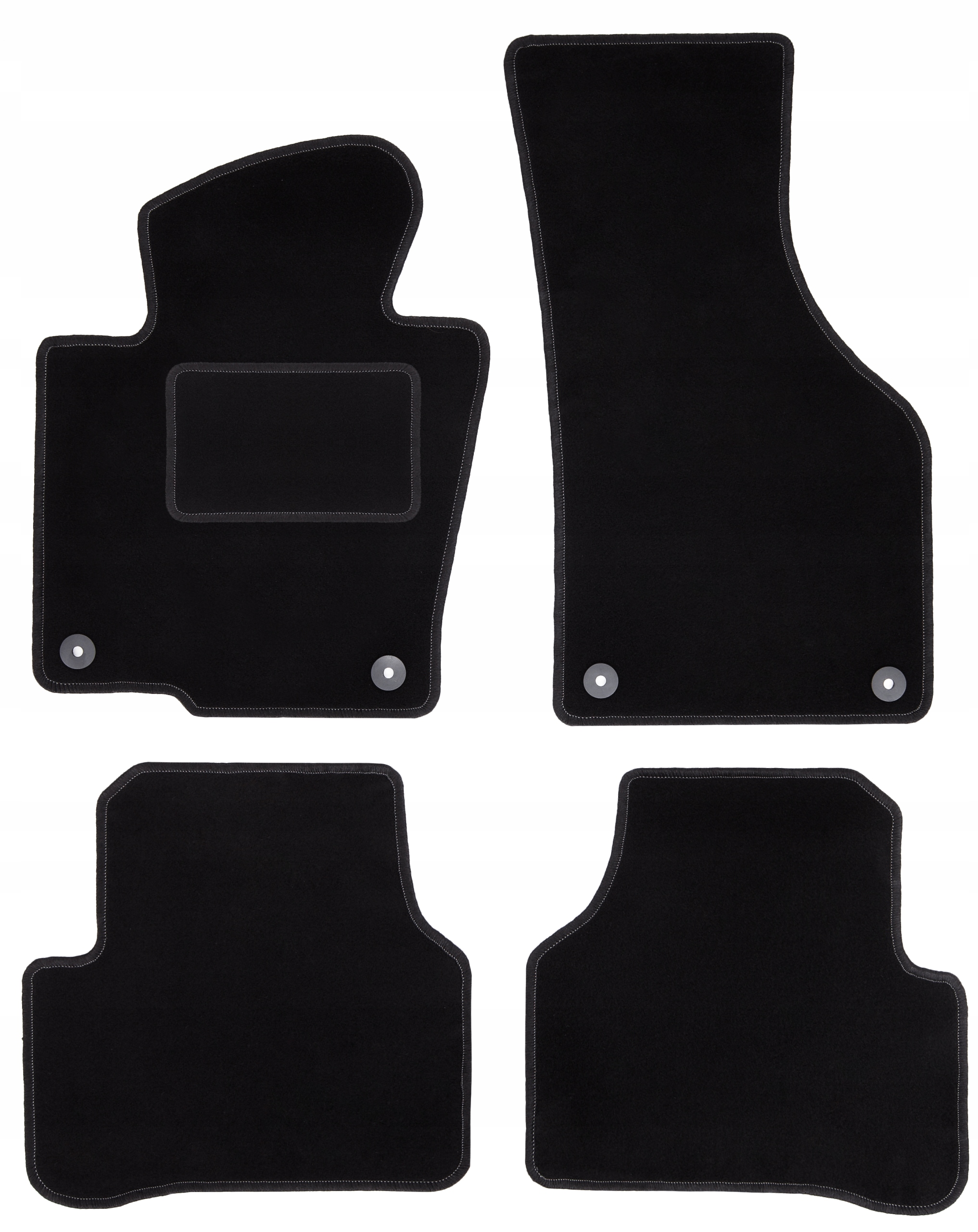 

Czarne Dywaniki Welurowe Lux Do Vw Passat B7 10-14
