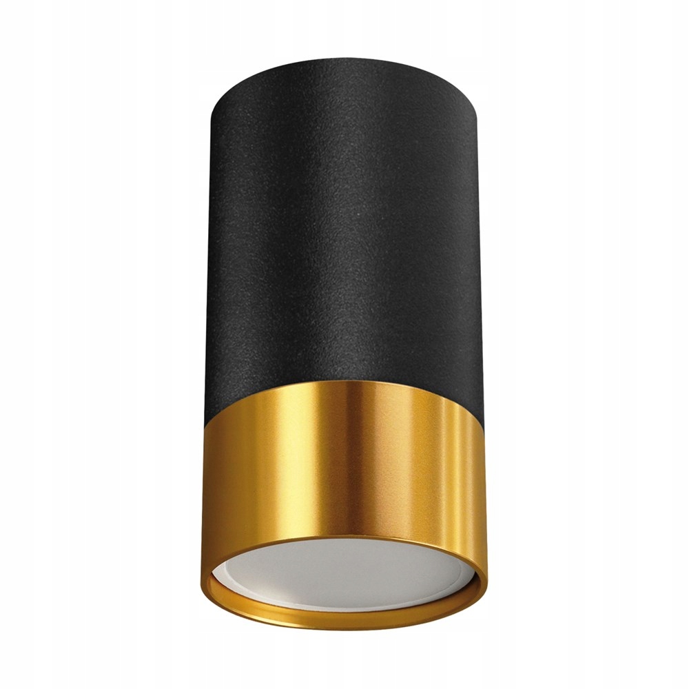 

Oprawa sufitowa tuba Puzon Dwl GU10 Black/gold
