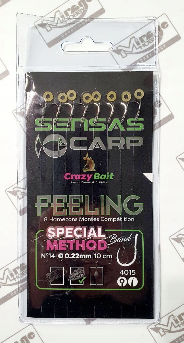 Przypony Sensas 4015 Method Band #14 0.22mm 10cm