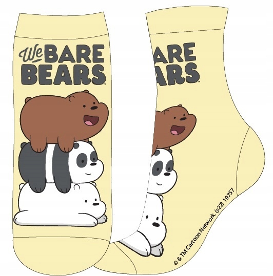 

Skarpetki Dziewczęce Misie Bare Bears 35-38