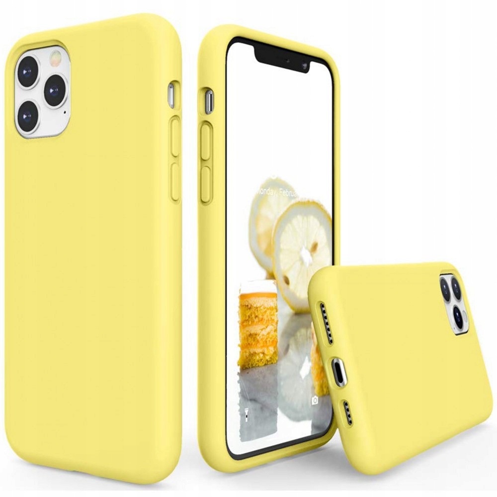 Xiaomi Redmi Note 12 4G, Etui Silikonowe, Wooze Liquid Silica Gel, Żółty