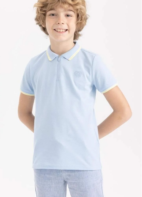 DEFACTO KOSZULKA CHŁOPIĘCA NIEBIESKA 128-134CM P6A