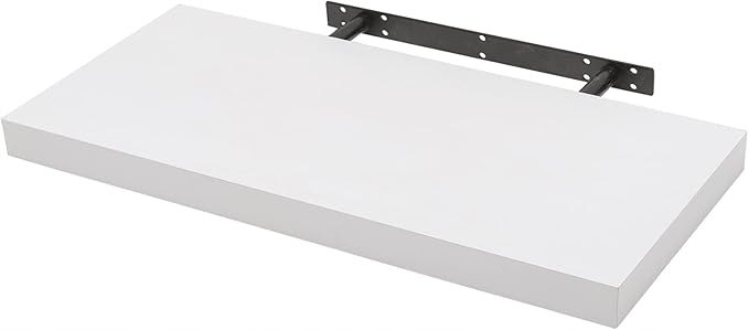 Półka Ścienna Wisząca Woltu 100 x 22,9 cm biały