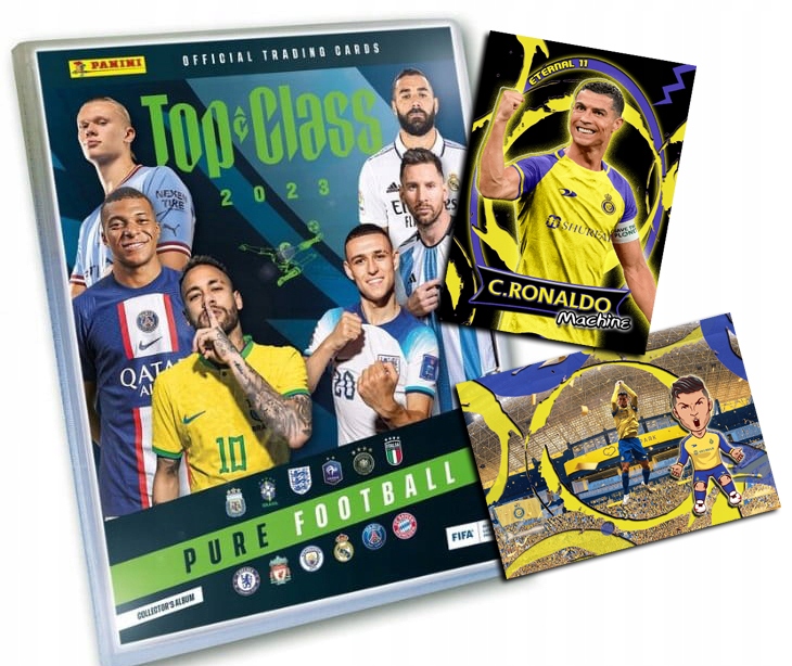 Album duży Top Class 2023 karta Ronaldo Al-nassr karty piłkarskie