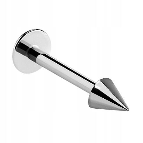 

Tytanowy labret ze stożkiem 1,2/8/3